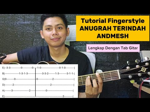 (Tutorial Fingerstyle) Anugrah Terindah - Andmesh | Melodi Mudah untuk pemula