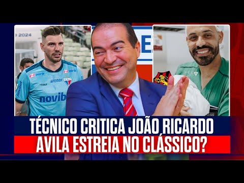 🤣 TÉCNICO DO SPORT NA BRONCA COM JOÃO RICARDO! 👀 GASTON AVILA: TRUNFO NO CLÁSSICO REI PARA A LATERAL