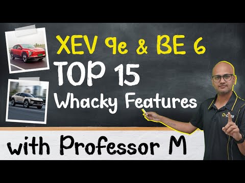 Top 15 Features Of Mahindra BE 6/6e & XEV 9e Electric SUVs w/ Prof. M (#ProfM)