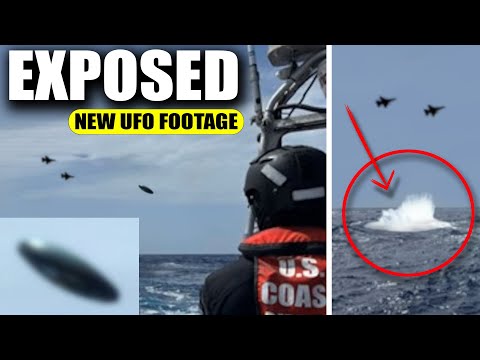 NEW 2024 UFO Footage - Fighter Jets Force UFO Underwater!