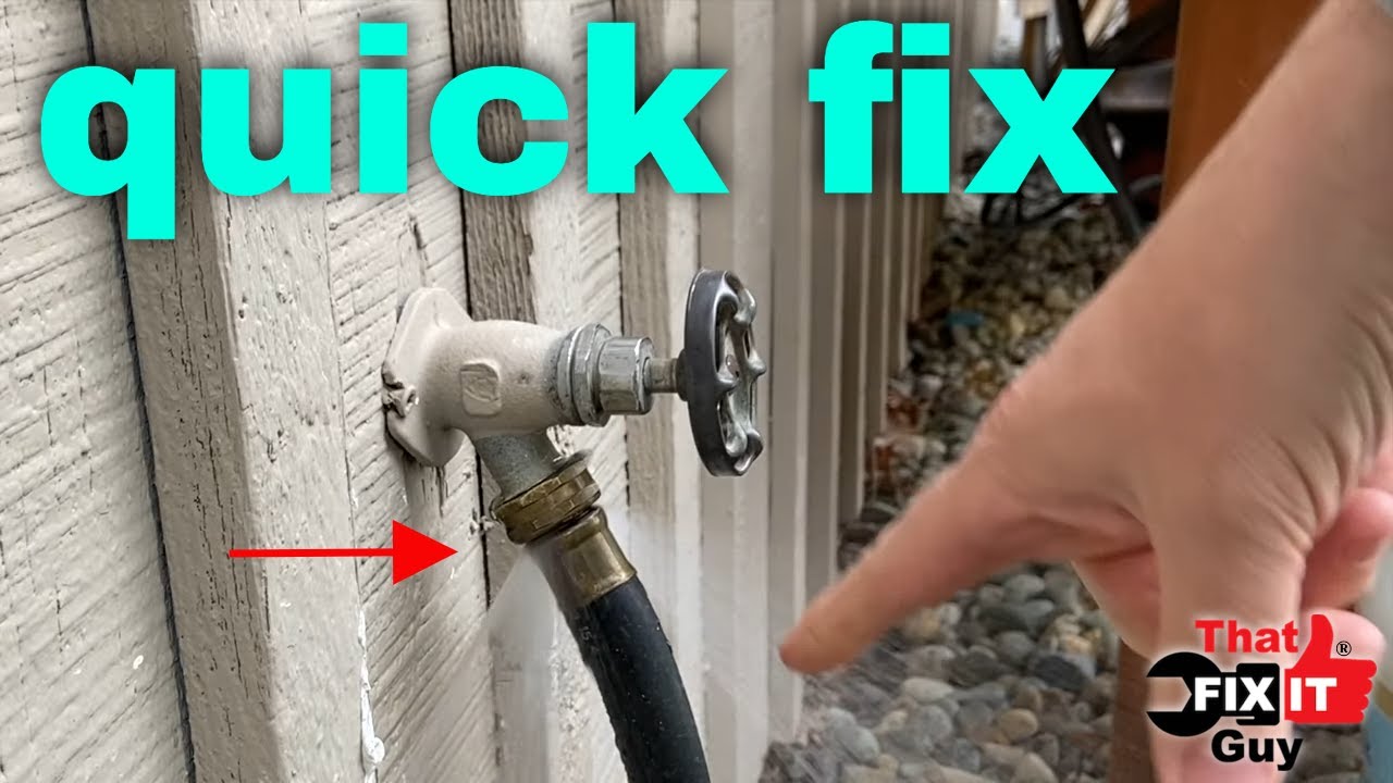 Guide To Fixing A Leaking Outdoor Hose Connection