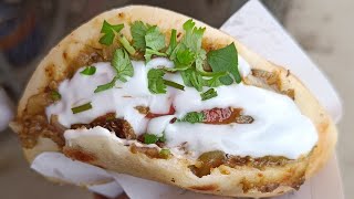 Chole Kulche Making 😍 #cholekulchestreetfood #cholekulcherecipe #cholekulche #kulche