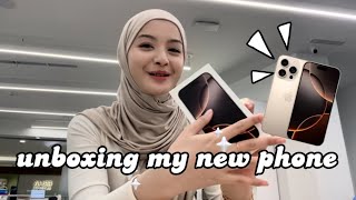 unboxing my new phone || iphone 16 pro