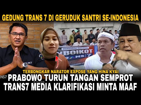 TERBONGKAR!! TERNYATA INI NARATOR EXPOSE TRANS 7 YANG HINA KYAI !! PRABOWO NGAMUK ANCAM MEDIA