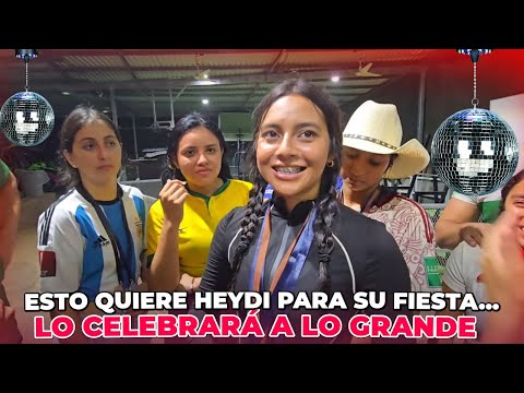 Se viene el cumpleaños de la HEYDI y todo esto ha pedido para su fiesta... LO CELEBRARA A LO GRANDE