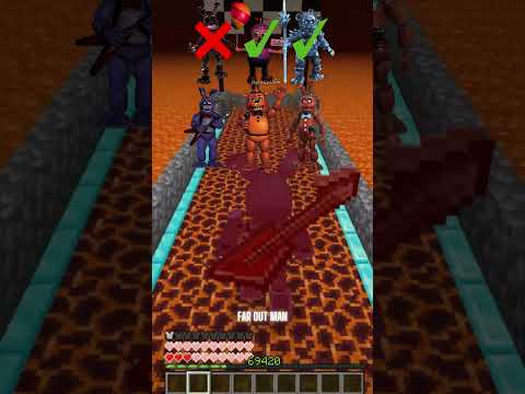 Minecraft Magma Damage vs Different Mobs🤯