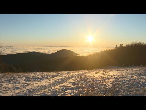 A snowy morning in France's Champ du Feu ski resort | AFP
