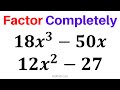 Factoring and GCF Concepts