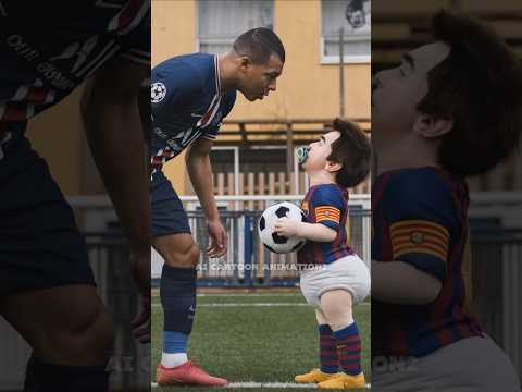 Mbappe vs Messi (All Versions) 👶🏻😂