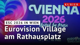 Eurovision 2026 in Wien: Erste Details zum ESC-Village am Rathausplatz