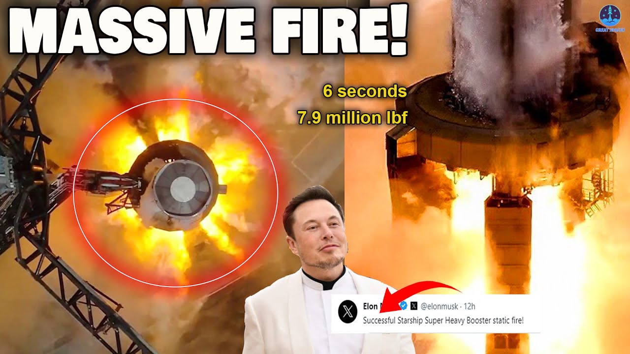 SpaceX Booster 9’s Massive 33 Raptor Engines FIRING successfully, Musk confirmed…Crew 7 & more…