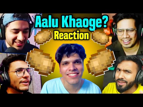 Youtubers Reaction on Aalu Khaoge | Aalu Khaoge Reaction |