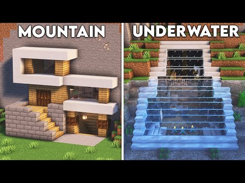 Minecraft: 3 SIMPLE Modern Houses!