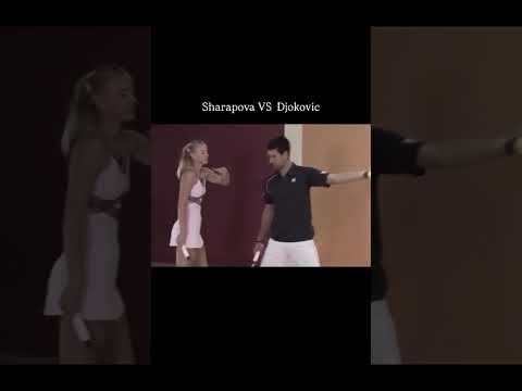Maria Sharapova & Novak Djokovic 😄