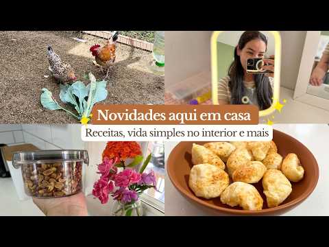 VLOGÃO novos moradores aqui, desfrutando a vida no interior, receitas e mais