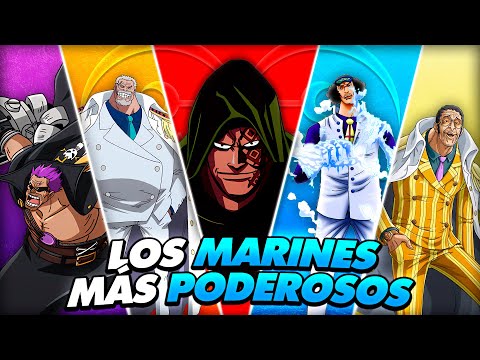 Los 10 MARINES más PODEROSOS de TODOS los TIEMPOS en ONE PIECE