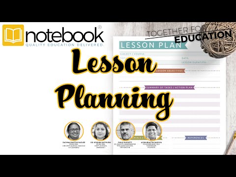Notebook | Webinar | Together For Education | Ep 105 | Lesson Planning