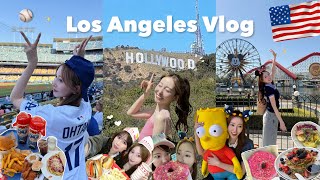 初LA旅行!!🇺🇸行きたかった観光名所を全制覇した完璧な旅🛩️✨LAディズニー🐭ユニバ🗽【Vlog】