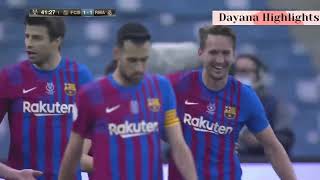 Barcelona 2- 3 Real Madrid: #El Clasico #Semi final #Super Copa 2023