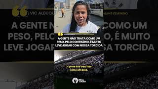 VIC ALBUQUERQUE ENALTECE A TORCIDA DO CORINTHIANS PARA SEGUNDO JOGO DA FINAL