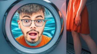 A Girl Got Stuck in My Washing Machine - Laundry Store Simulator - Part 2