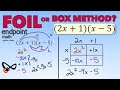 Comparing FOIL and Box Methods for Binomial Multiplication