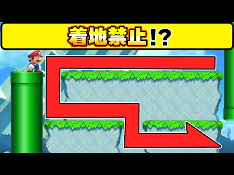 絶対に地面を駆けなきゃダメそうなのに地面禁止なの！？wwwマリオメーカー2