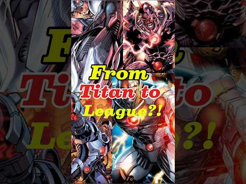 Do You Know Which JL Hero Was a Teen Titan? #DCSecrets#FromTitanToLeague#DidYouKnowDC#CyborgRise