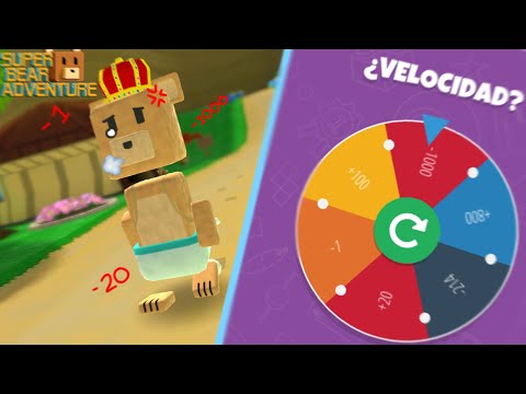LA RULETA ESCOJE MIS VELOCIDADES!! //Super Bear Adventure Geokar Mod 10.3.2