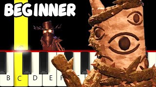 ALL NEW TUNES THE GREAT OUTDOORS (Roblox Doors) - Slow and Easy Piano Tutorial - Beginner