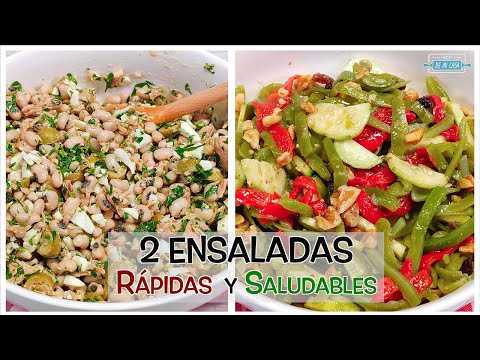 2 Ensaladas Ra?pidas Y Saludables ?Originales Y Fáciles De Hacer ...