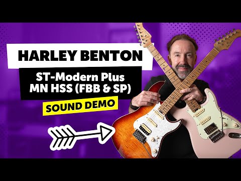 Harley Benton ST-Modern Plus MN HSS (FBB & SP) - Sound Demo