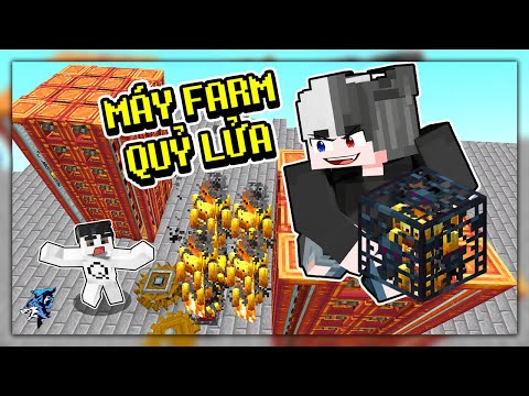 Tôi Mất Hơn 5 Tiếng Để Làm Máy Farm Quỷ Lửa Trong Minecraft Zombie SCP