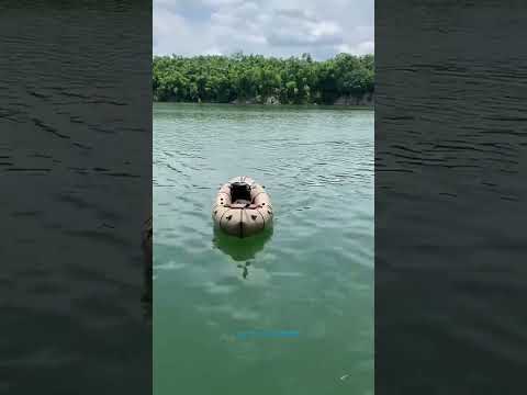 Insane Inflatable Kayak RC Controlled: Mind-Blowing Fishing Setup 🚣‍♂️ Amazing Gadgets #innovations