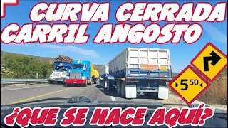 Carretera con CURVAS PELIGROSAS + CARRILES ANGOSTOS. Acapulco Cuernavaca Puebla POR LA LIBRE