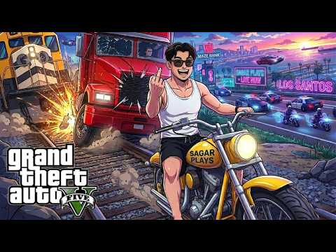 GTA 5 LIVE #gta5 #gtav #gaming @SAGARPLAYS01