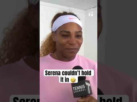 Serena Funny Interview Moment GONE WRONG