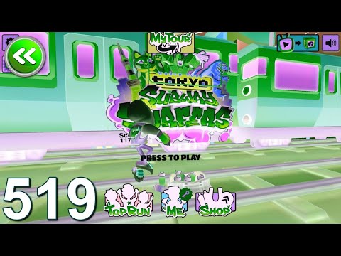 Subway Surfers - Tokyo Jake - Reverse Invert Colors Episode 519