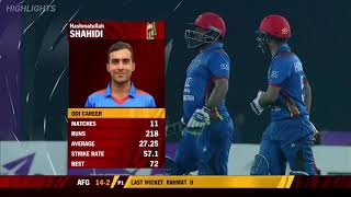 2st ODI Afghanistan vs Bangladesh Highlights
