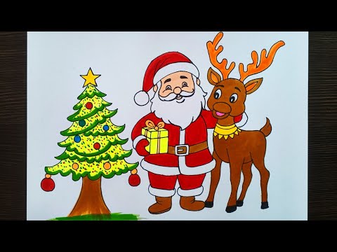 How to Draw Santa Claus Easy | Christmas Drawing | Santa Claus Drawing |Merry Christmas Drawing