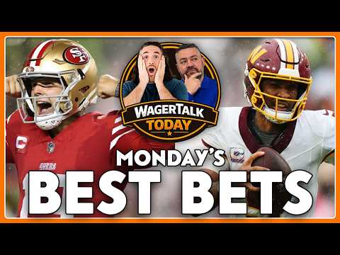 NFL Monday Night Football Picks &amp; Props! 49ers vs Commanders + ALCS Game 6 | WagerTalk Today LIVE
