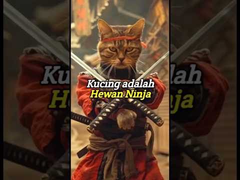 Bukti bahwa Kucing itu Ninja #kucinglucu #hewanlucu