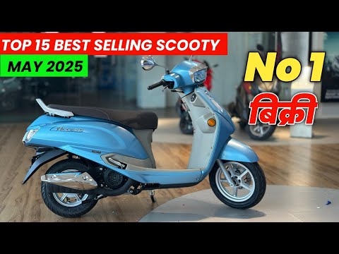 Top 15 Best Selling Scooter in May 2025 🔥 Best Scooter to buy 2025 | Activa , Access & Jupiter