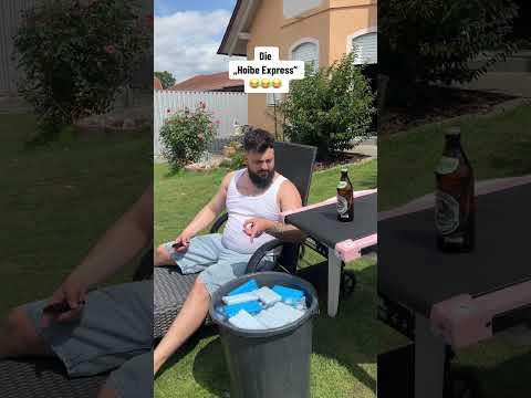 Bayer zeigt seine „Bier Laufband“ Maschine 😂