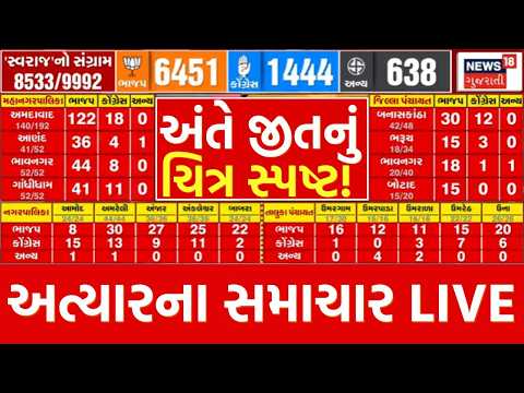 Gujarat Election Live Result Update | એક કલાકમાં જ બાજી પલટાઈ, છેલ્લી ઘડીએ સસ્પેન્સ ખુલ્યું | News