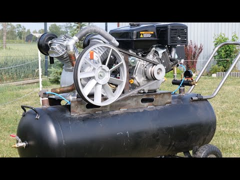 I built this with a 420cc engine and a pump – it really works