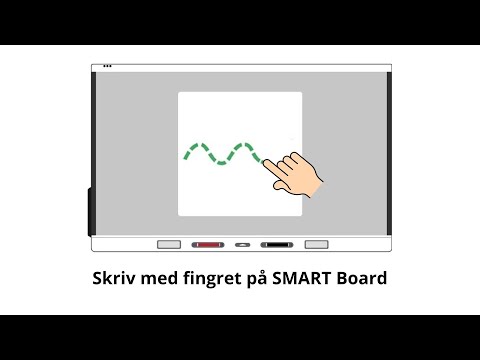 Skriv med fingret på din SMART Board iQ