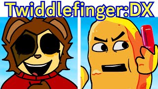 FNF TWIDDLEFINGER DX + 2 ENDINGS LYRIC CUTSCENES (Dark Twiddlefinger Take) MaxDesignPro vs Nugget