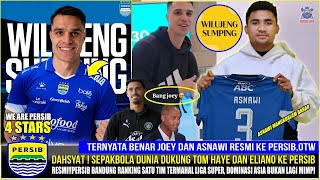 TERNYATA BENAR JOEY & ASNAWI!!PERSIB LANGSUNG TERIMA KABAR BAIK,SEPAK BOLA DUNIA BLAK-BLAKAN DUKUNG