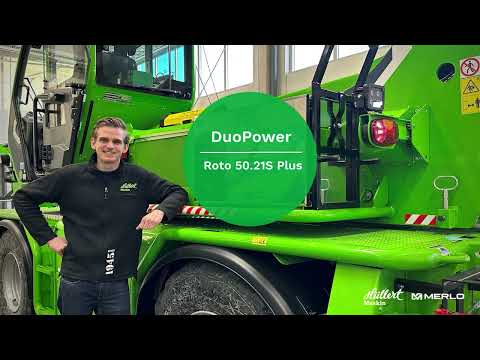 Jakob snackar DuoPower -  Merlo Roto 50.21S Plus